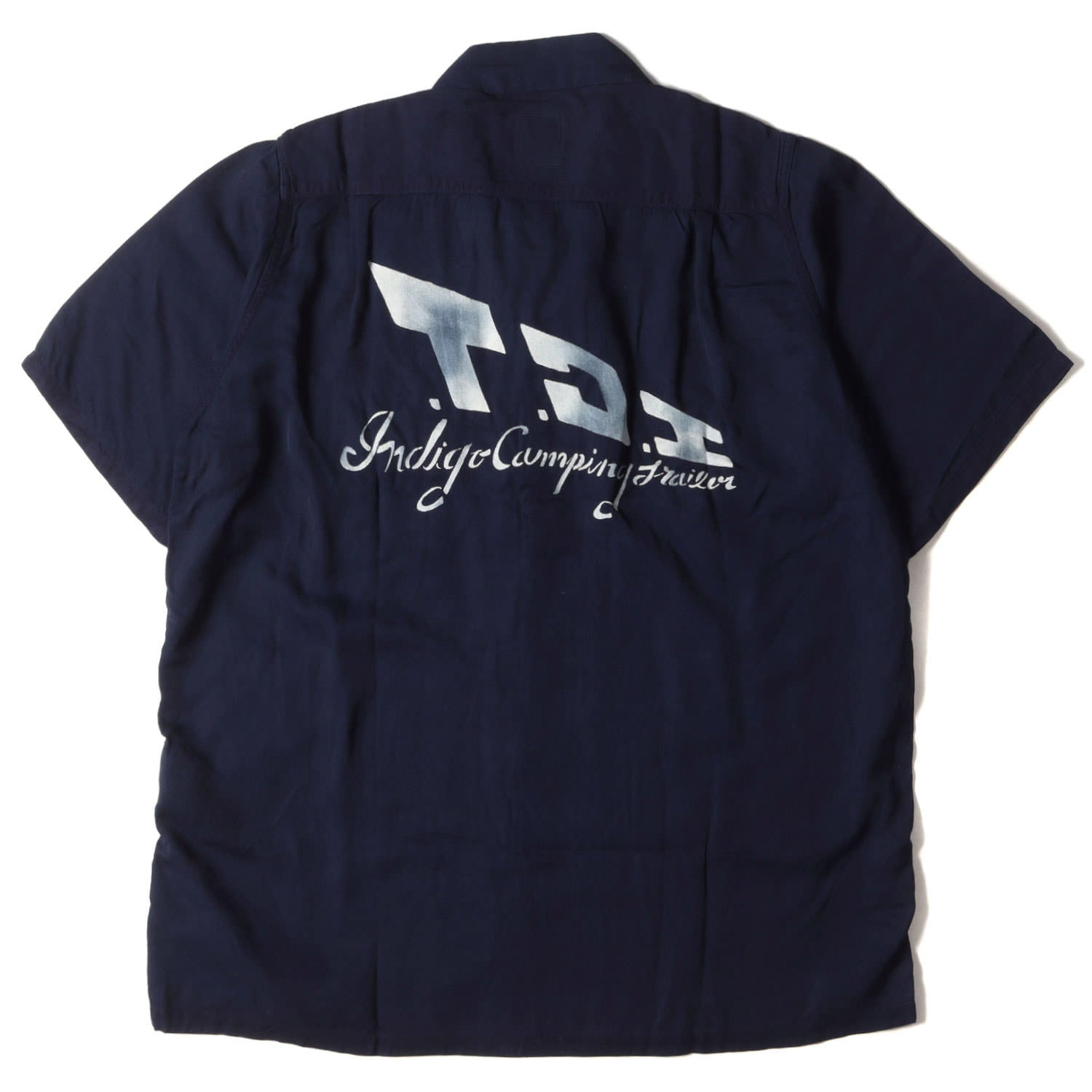 visvim (ビズビム) 20SS I.C.T インディゴ染め ステンシル プリント 