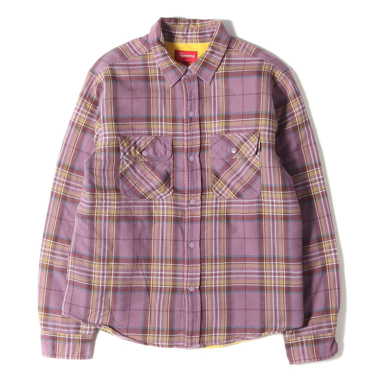 Supreme (シュプリーム) 18AW パイルライニング チェック フランネルシャツ(Pile Lined Plaid Flannel Shirt)  - ブランド古着の通販・買取 | BEEGLE by Boo-Bee