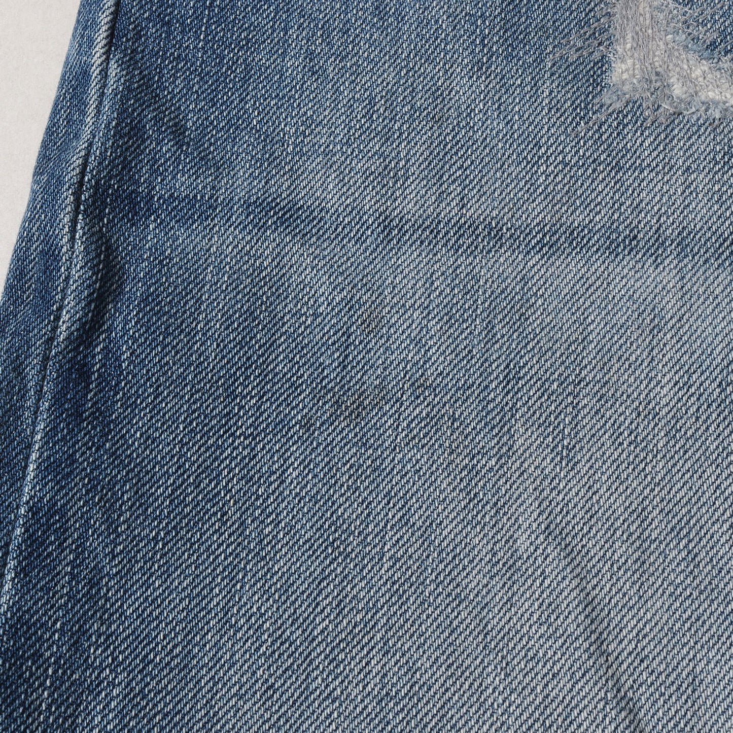 21AW ダメージリペア加工 カットオフ デニムパンツ(SEVENTH COLLECTION / DENIM JEANS)