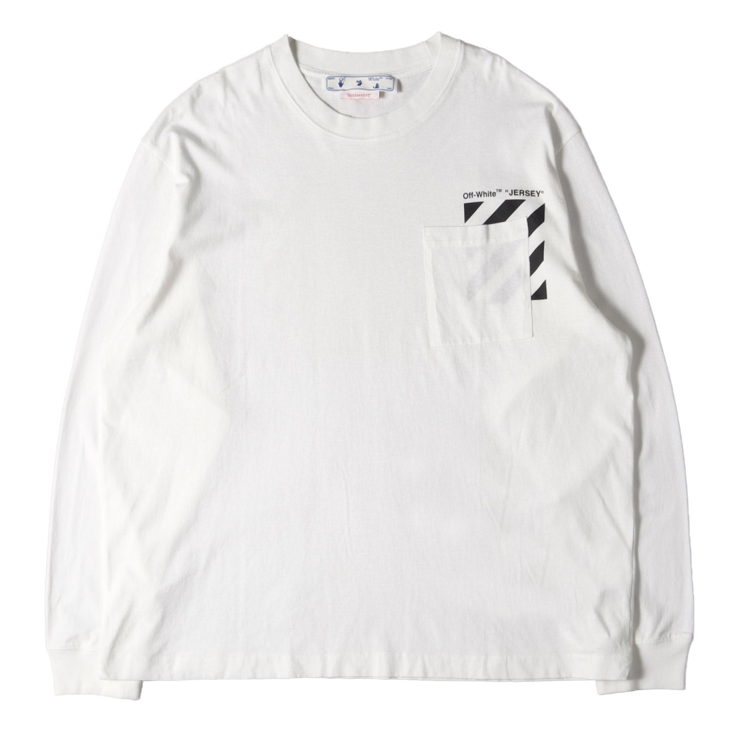 OFF-WHITE (オフホワイト) 22SS ロゴプリント ロングスリーブ ポケット Tシャツ(DIAG PKT SKATE L/S TEE) –  ブランド古着の通販・買取 | BEEGLE by Boo-Bee