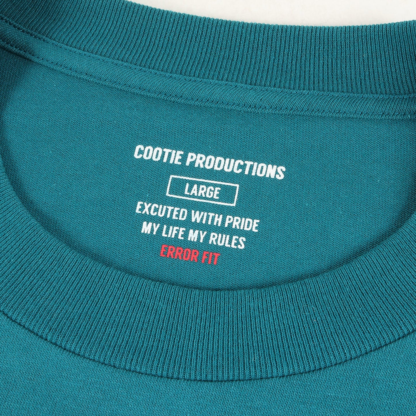 21SS エラーフィット オーバーサイズ ヘビー Tシャツ(Open End Yarn Error Fit S/S Tee)