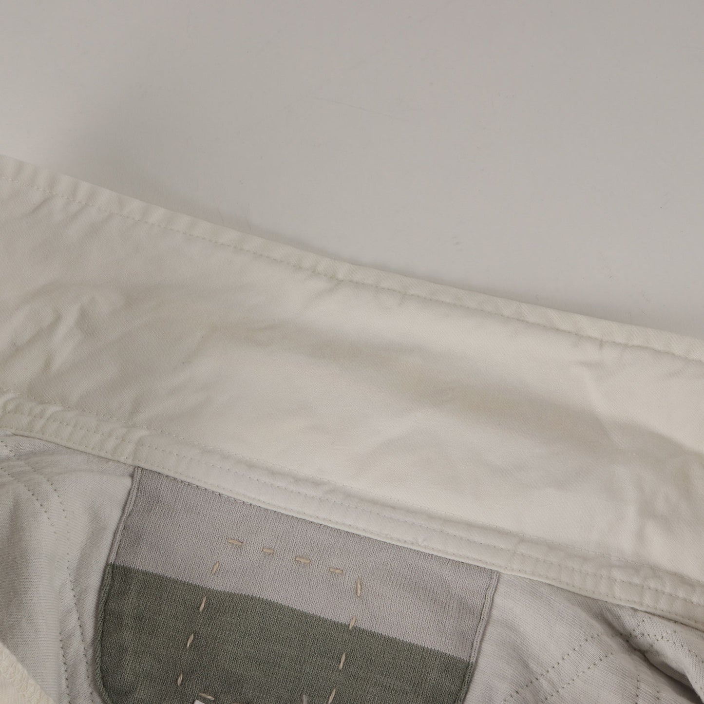 23SS ヴィンテージ加工 オーバーサイズ ボーダー ラガーシャツ(LARKHAM L/S RUGGER)