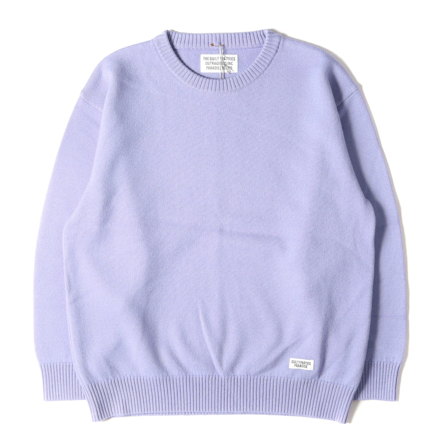 WACKO MARIA (ワコマリア) 22SS プレーン クルーネック ウールニット セーター(CLASSIC CREW NECK SWEATER)  - ブランド古着の通販・買取 | BEEGLE by Boo-Bee