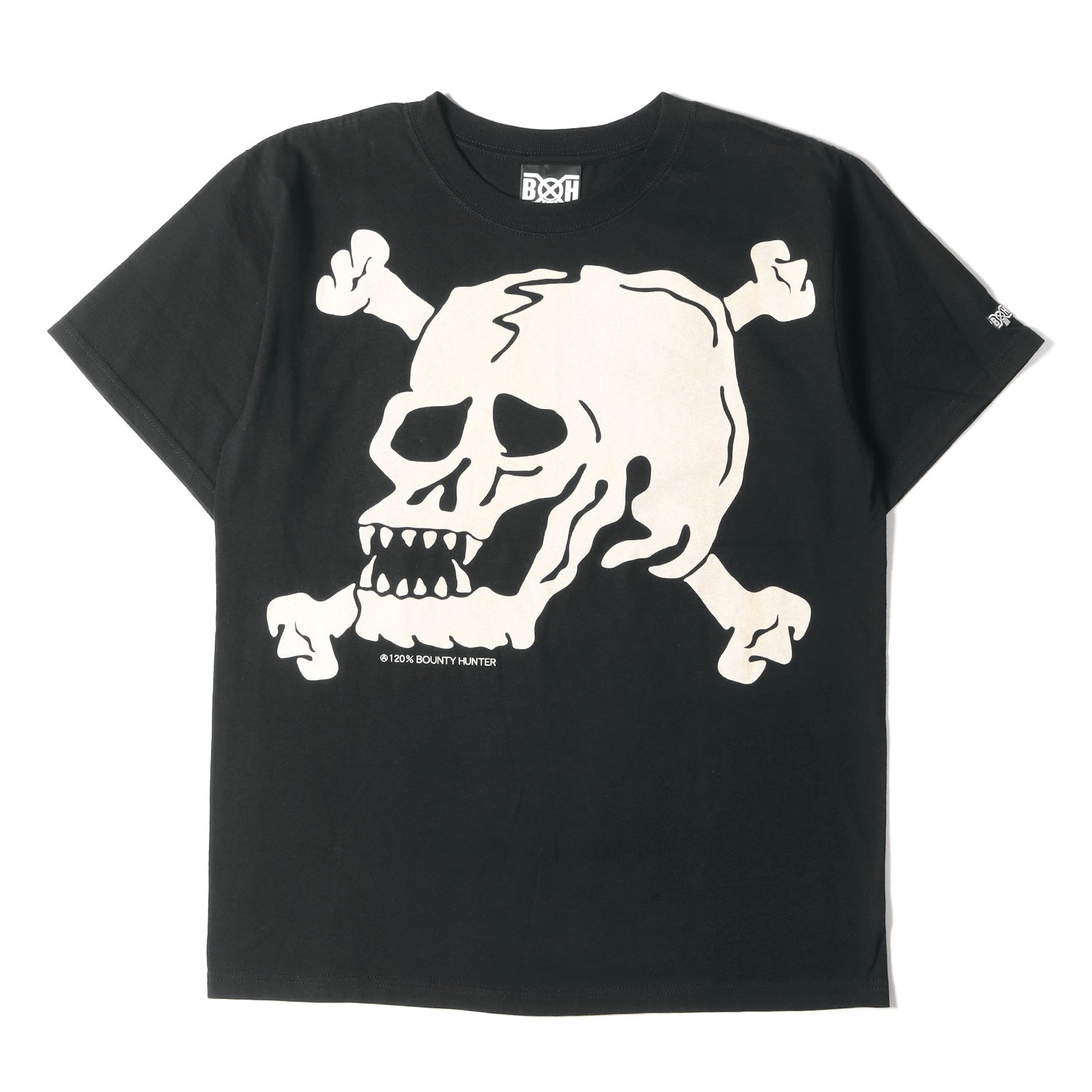BOUNTY HUNTER (バウンティーハンター) ビッグ スカルボーン Tシャツ 
