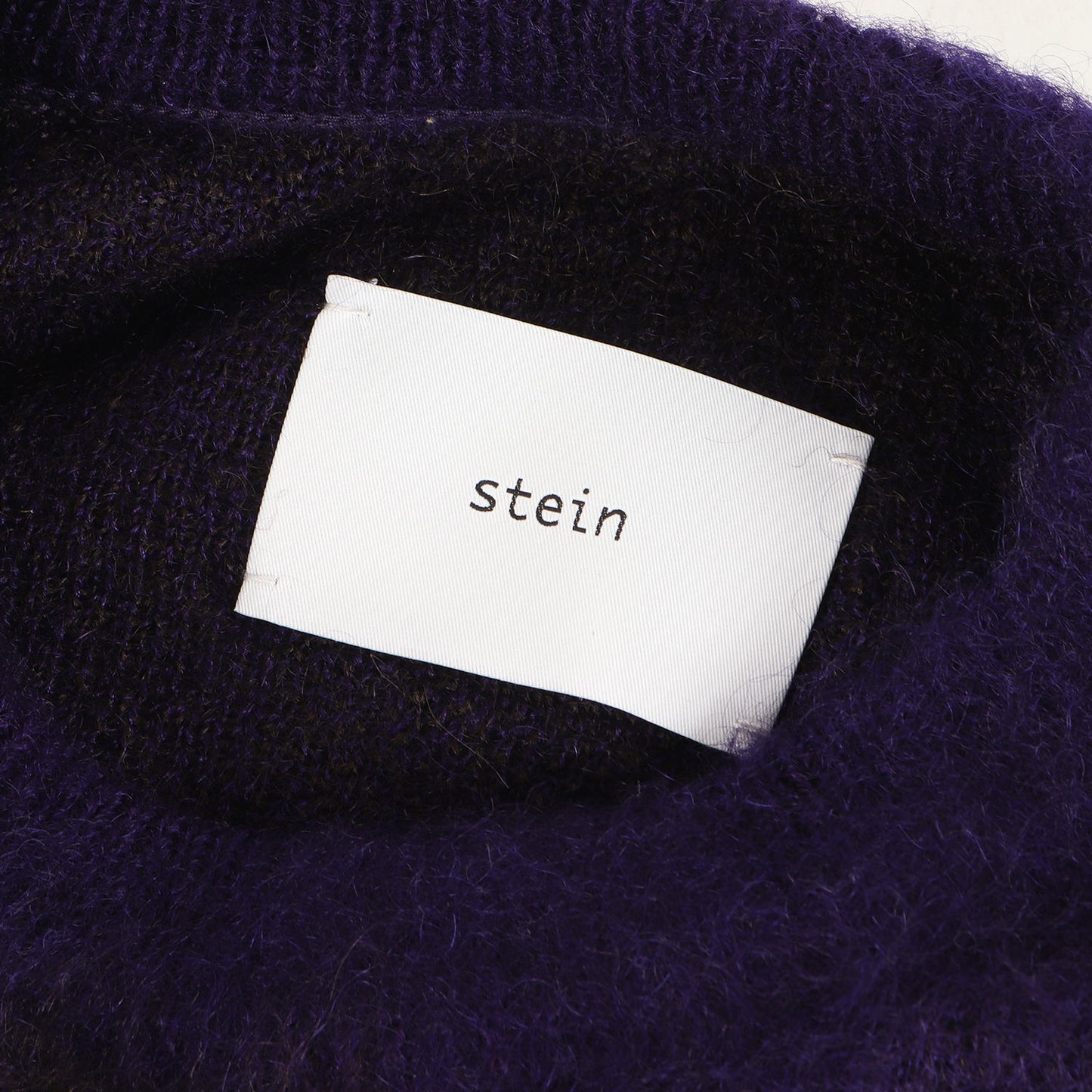 23SS ビッグチェック モヘヤニット セーター(COLOR COMBINATION MOHAIR LS BLOCK CHECK)