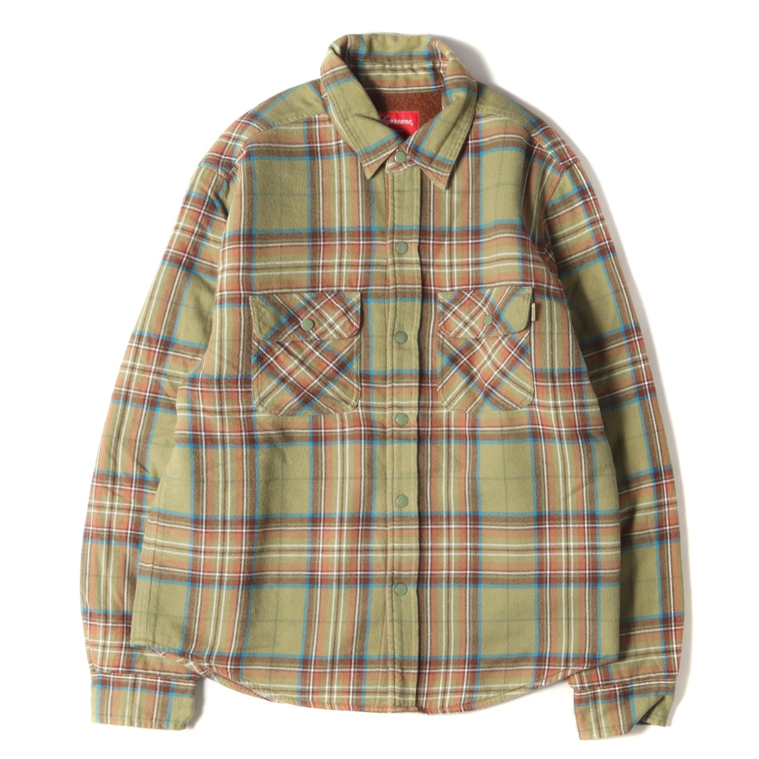 Supreme (シュプリーム) パイルライニング チェック フランネルシャツ Supreme (シュプリーム) パイルライニング チェック フランネルシャツ