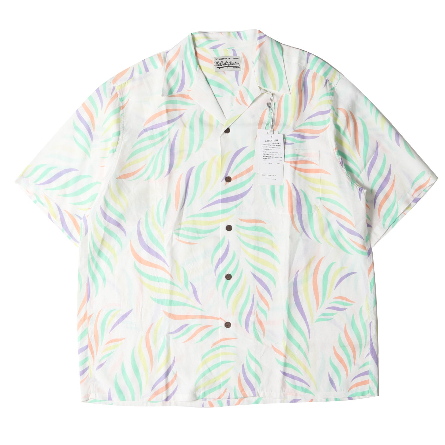 WACKO MARIA (ワコマリア) 23SS リーフ柄 レーヨン ハワイアンシャツ / アロハシャツ(LEAF HAWAIIAN SHIRT) -  ブランド古着の通販・買取 | BEEGLE by Boo-Bee