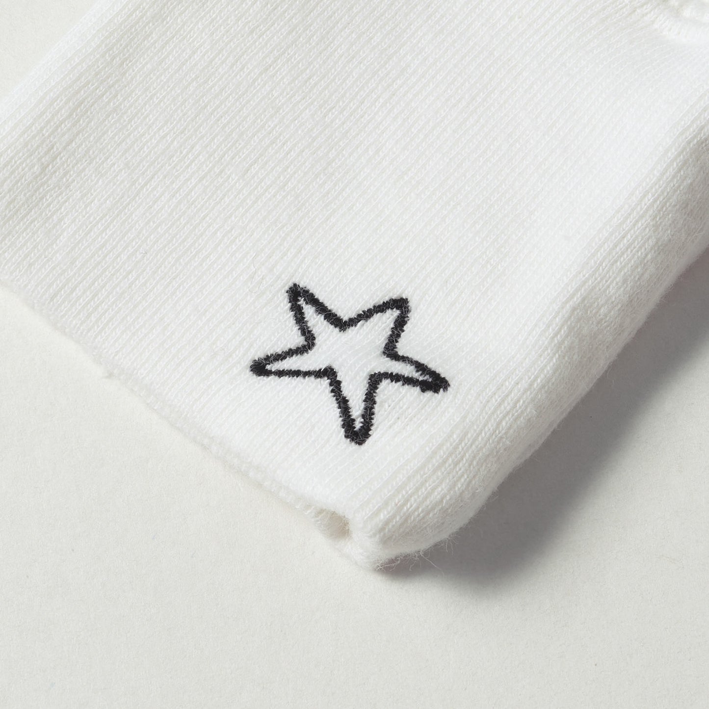 ロゴ刺繍 サーマル ロングスリーブ Tシャツ