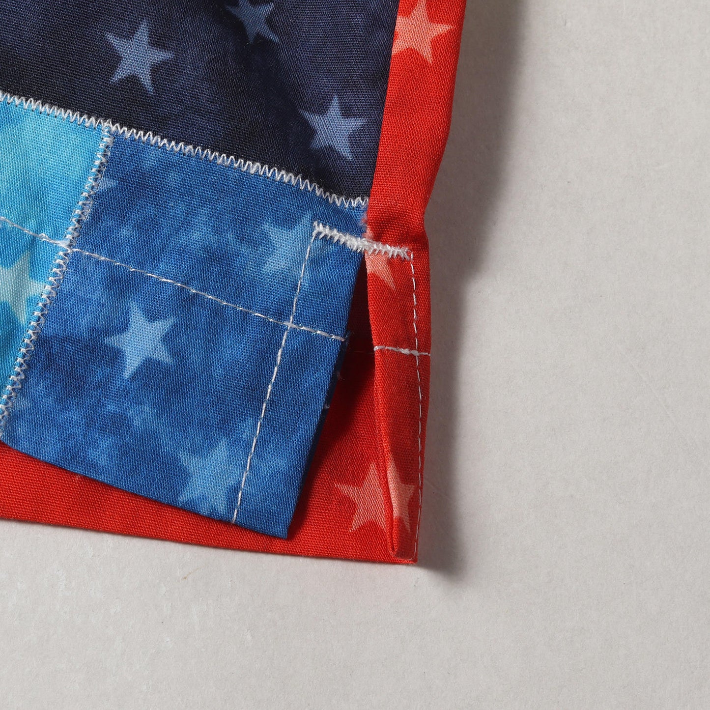 20SS スター柄 パッチワーク オープンカラー 半袖シャツ(Mixed Stars Patchwork Camp Collar)