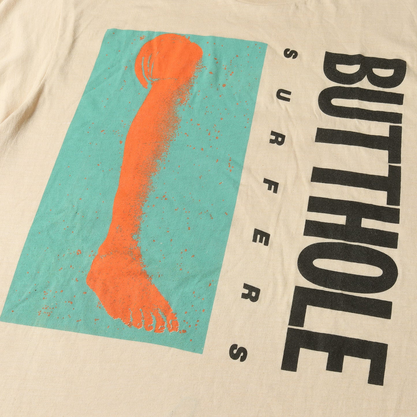 80s BUTTHOLE SURFERS Rembrandt Pussyhorse Tシャツ(Hanesボディ / USA製)