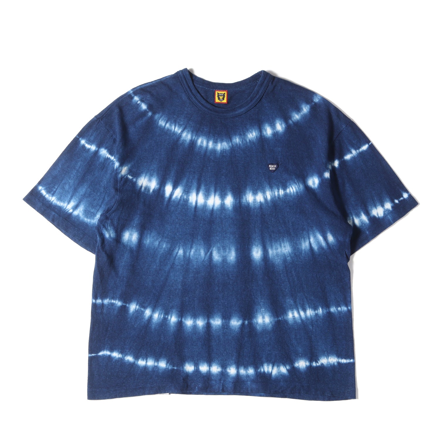 HUMAN MADE (ヒューマンメイド) 23SS インディゴ タイダイ染め Tシャツ 