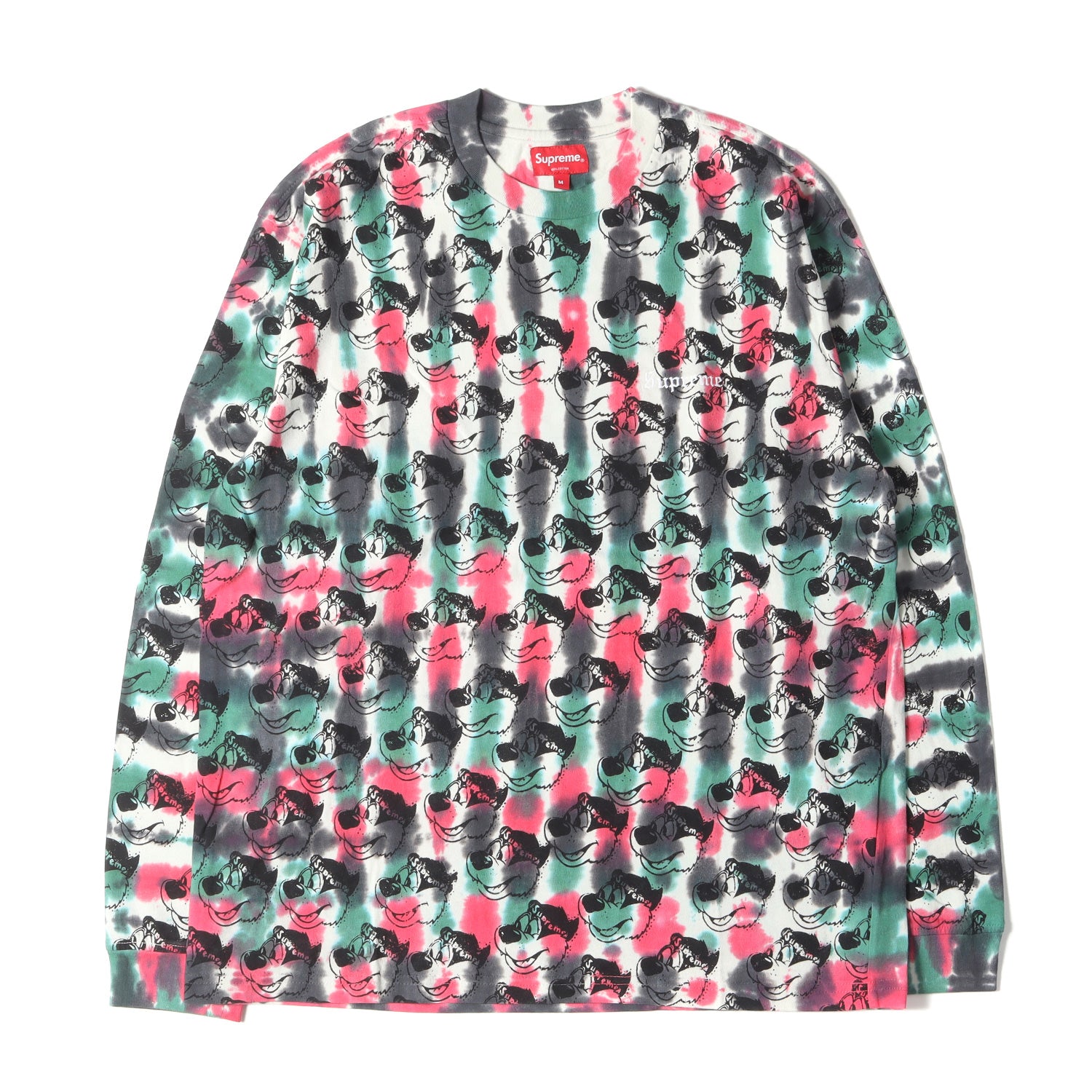 Supreme (シュプリーム) 21SS タイダイ染め ベア 総柄プリント ロング 