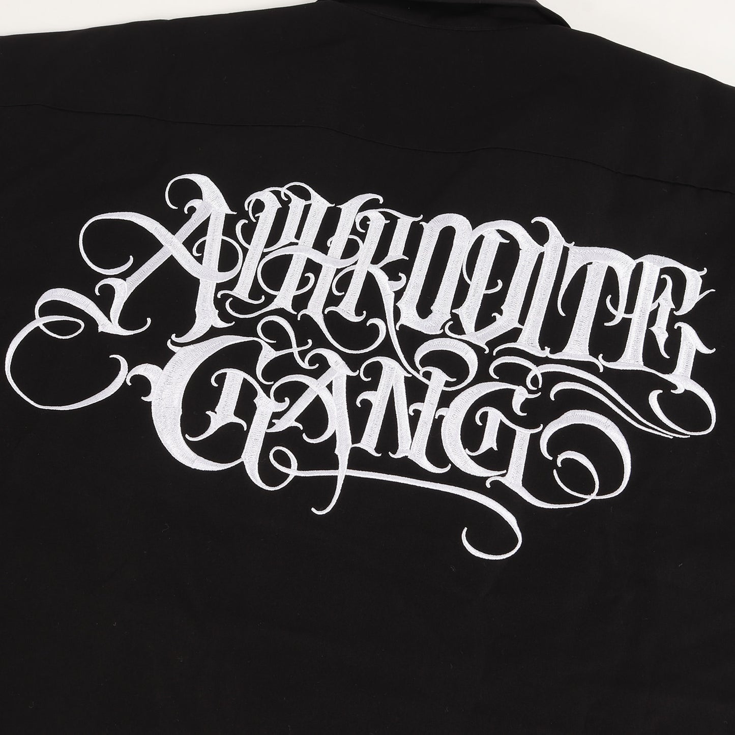 23AW APHRODITE GANG HOLDINGS クラシックロゴ オープンカラー シャツ(LOGO L/S OPEN COLLAR SHIRT)