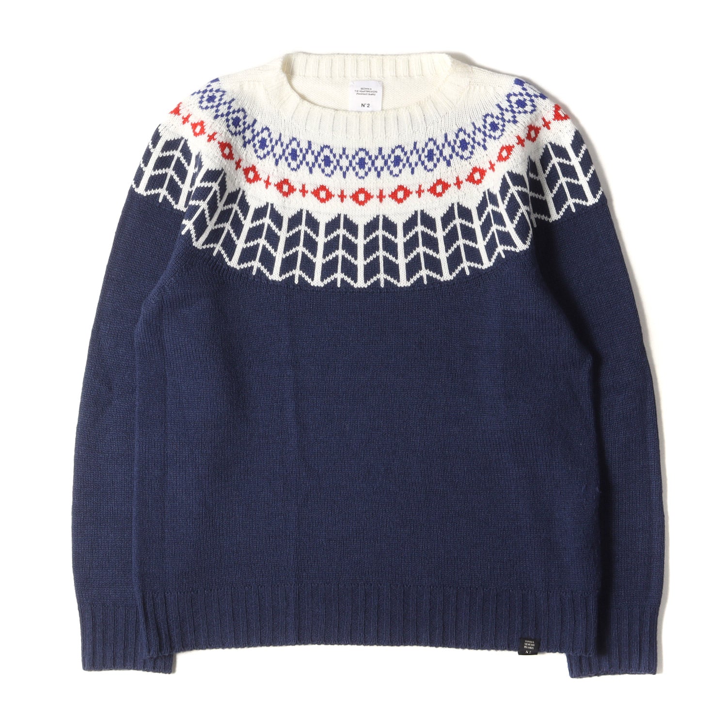 BEDWIN (ベドウィン) 17AW ノルディック ニット セーター(C-NECK 