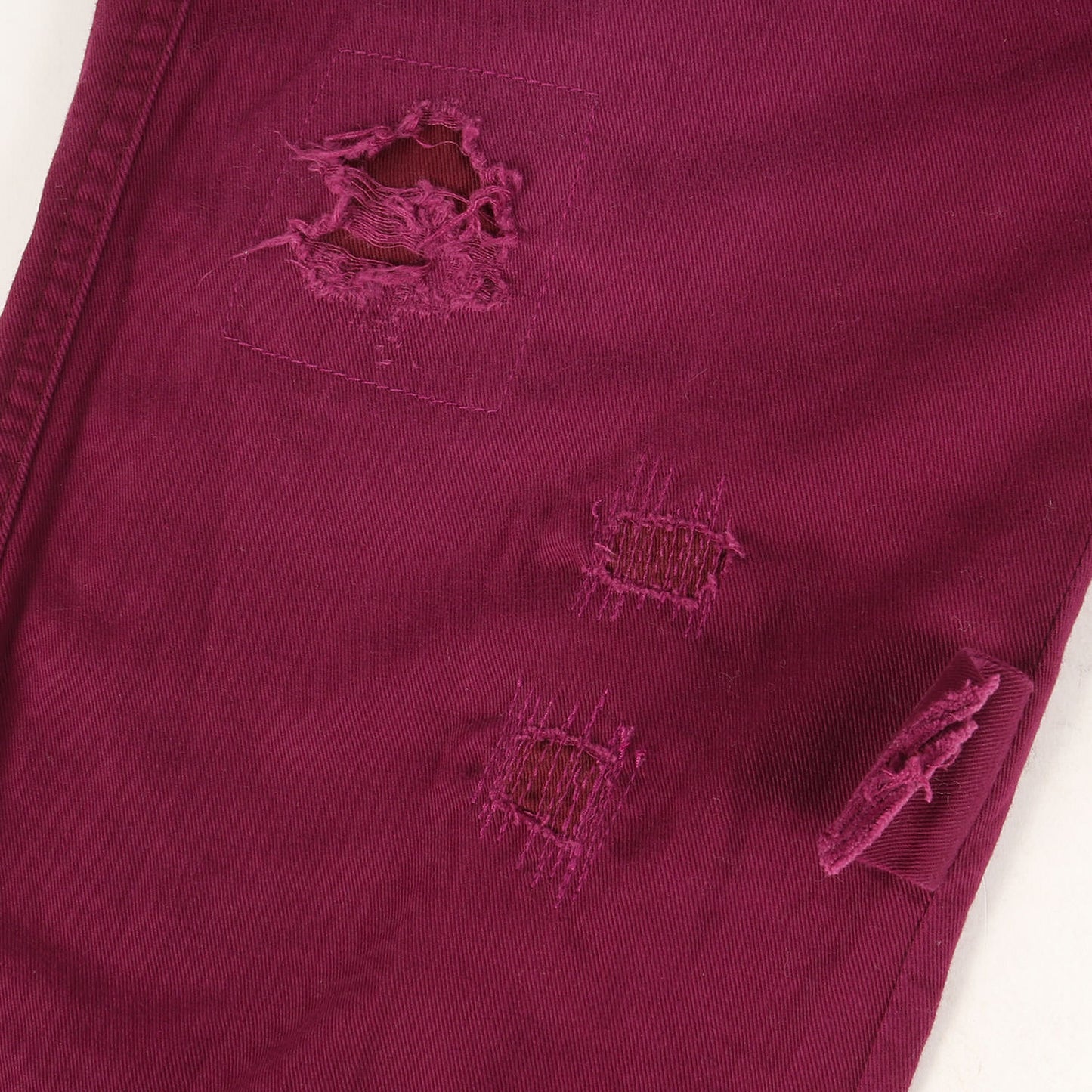 ダメージリペア加工 ボンテージト ラウザーパンツ(damaged bondage trousers)