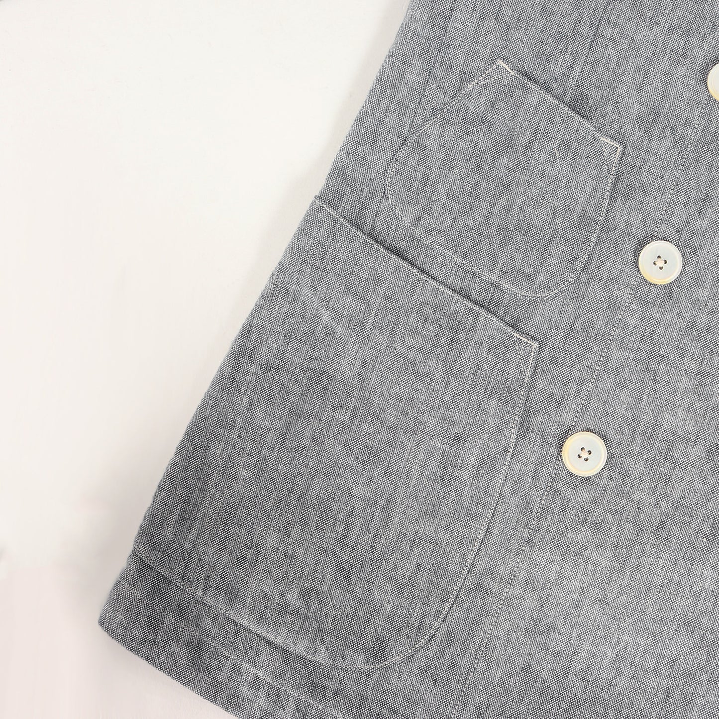 オックスフォード ピークドラペル ダブルブレスト ジャケット / コート