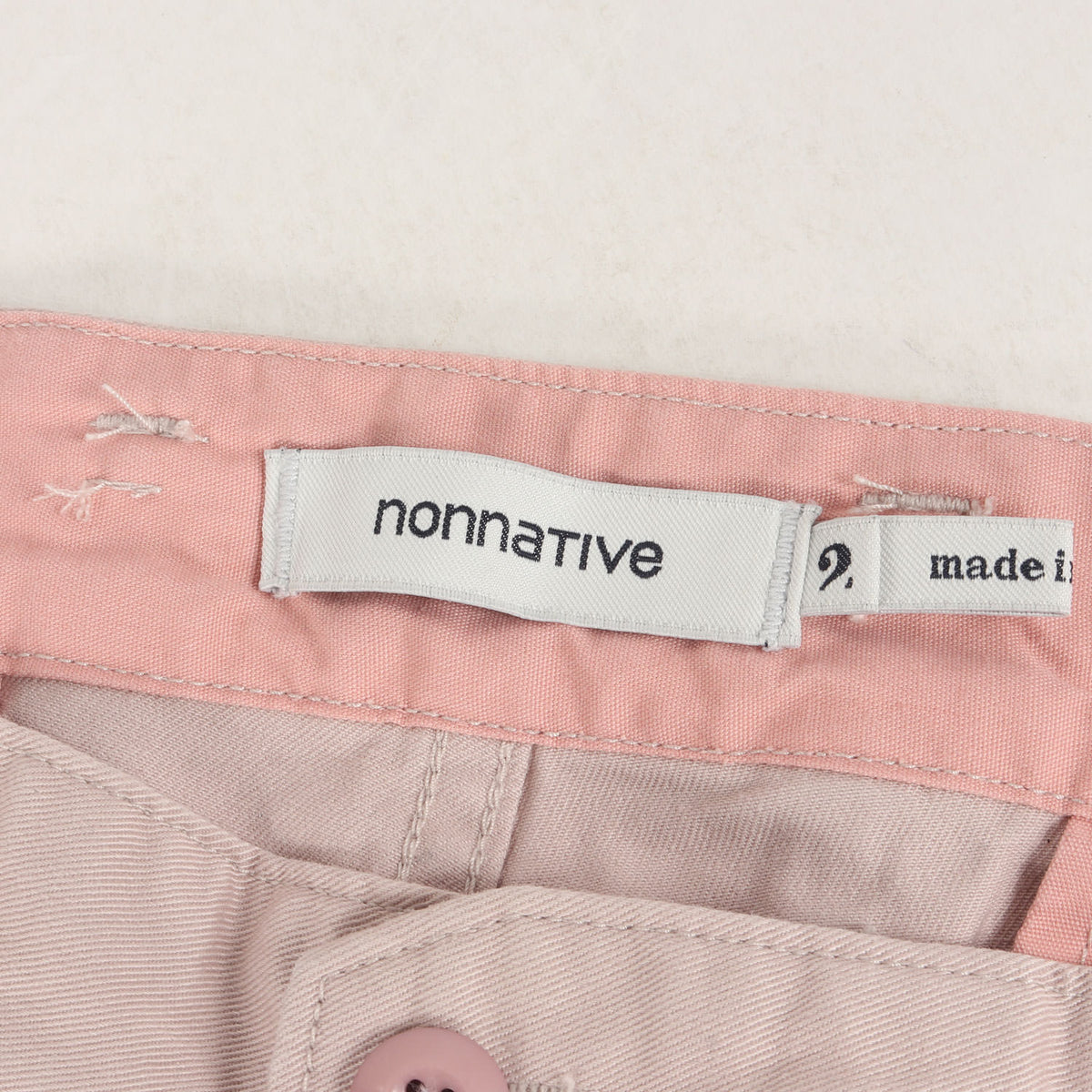 ストレッチ ツイル 2タック アンクルカット パンツ (CLERK ANKLE CUT TROUSERS RELAX FIT C/P TWILL NN-P3174)