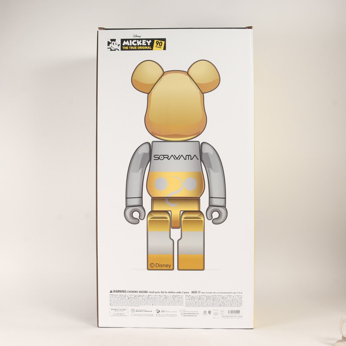 2019年モデル 2Gオープン記念 ×Disney ×SORAYAMA BE@RBRICK FUTURE MICKEY 1000%