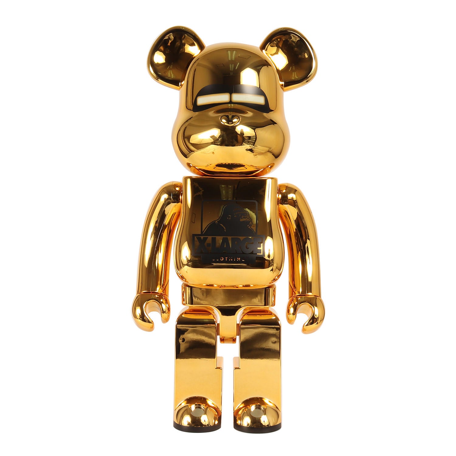 MEDICOM TOY (メディコムトイ) 2019年モデル ×X-LARGE ×SORAYAMA BE@RBRICK 1000％ GOLD -  ブランド古着の通販・買取 | BEEGLE by Boo-Bee