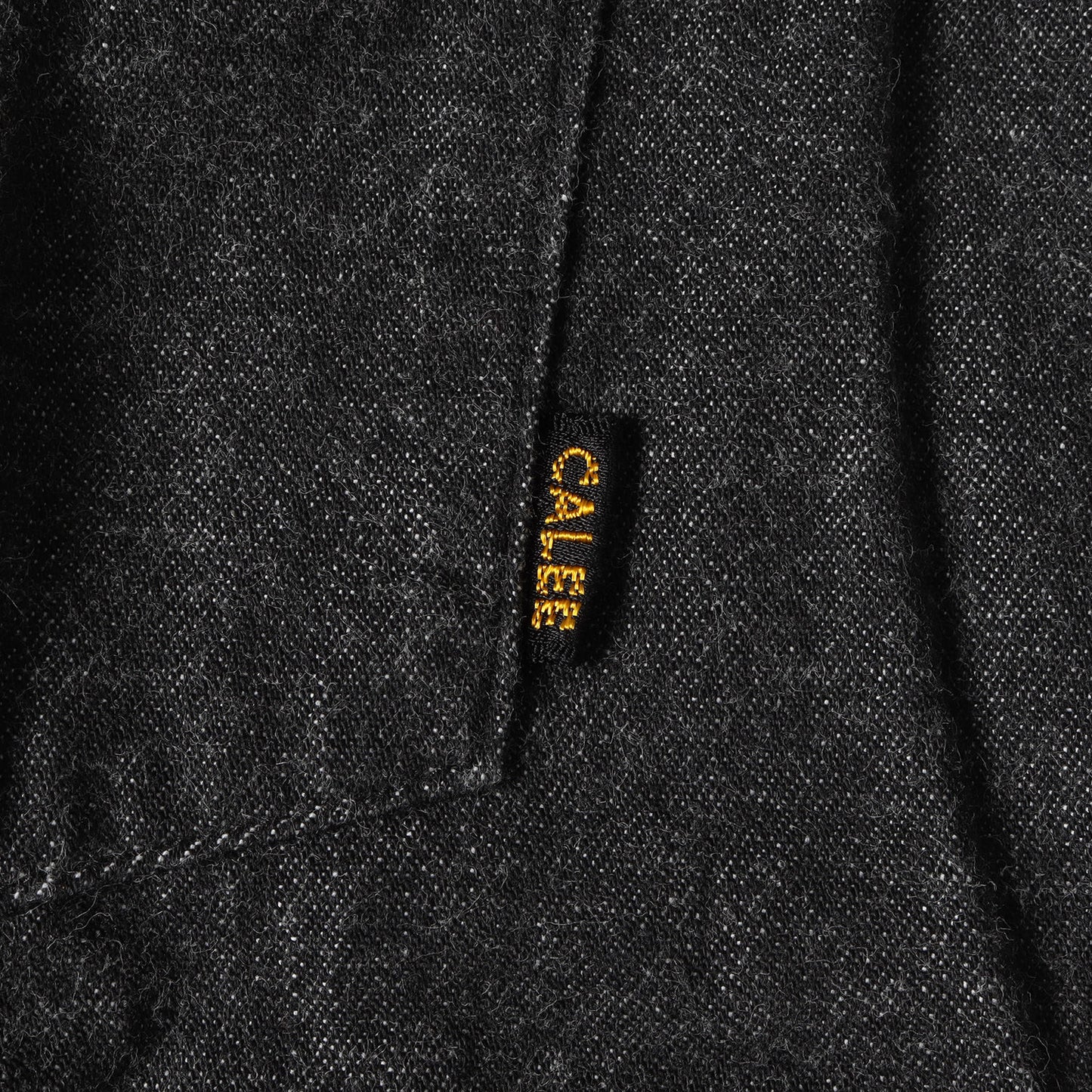 バッファロースカル刺繍 デニム 半袖シャツ