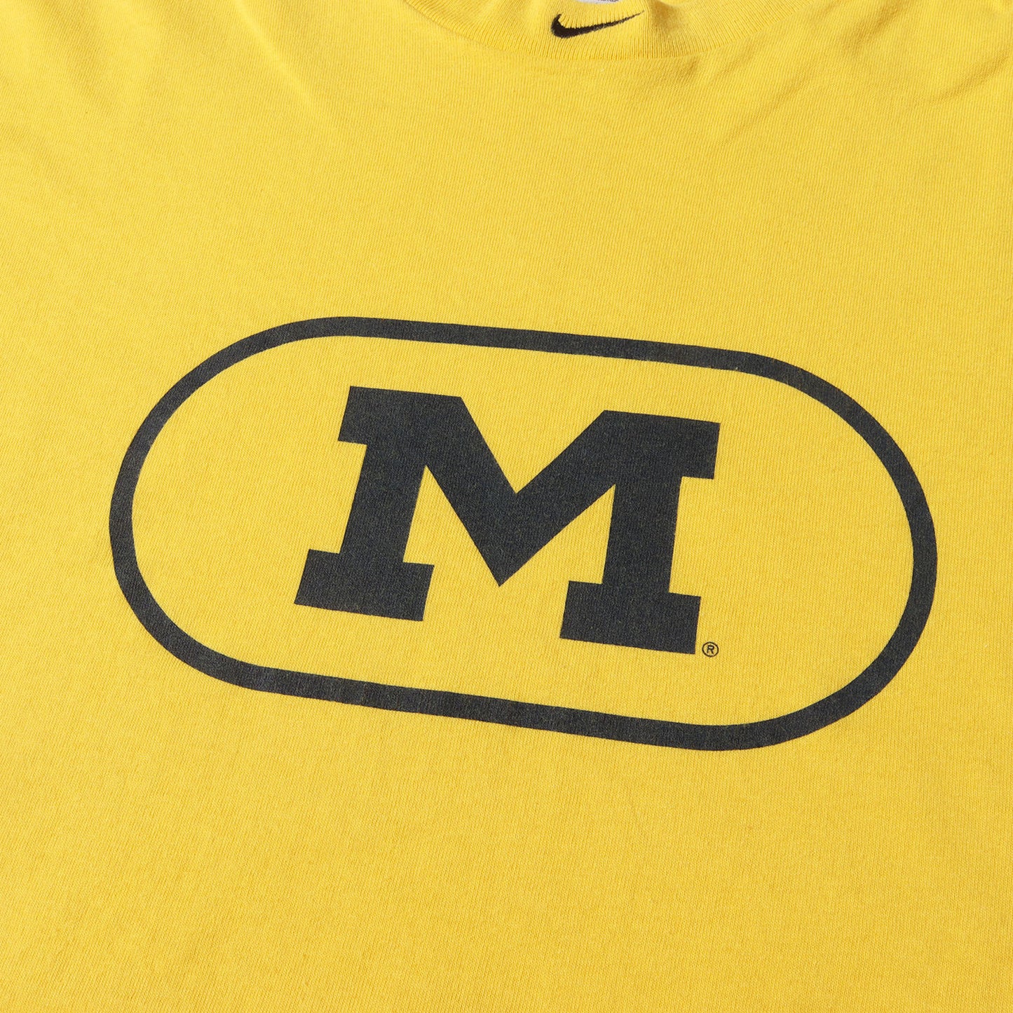 90s Mロゴ クルーネック Tシャツ(USA製)