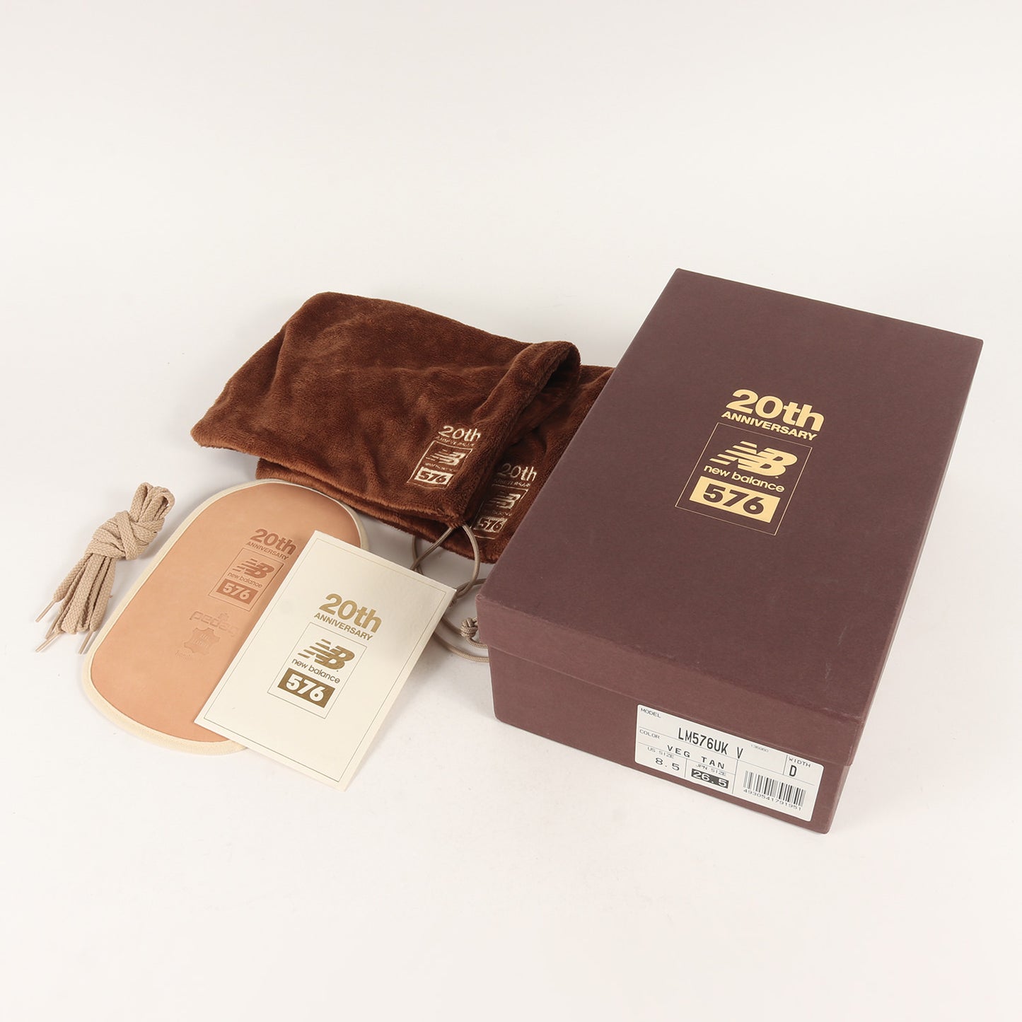 世界576足限定 LM576UK V 20th ANNIVERSARY / ヌメ革(2008年製)