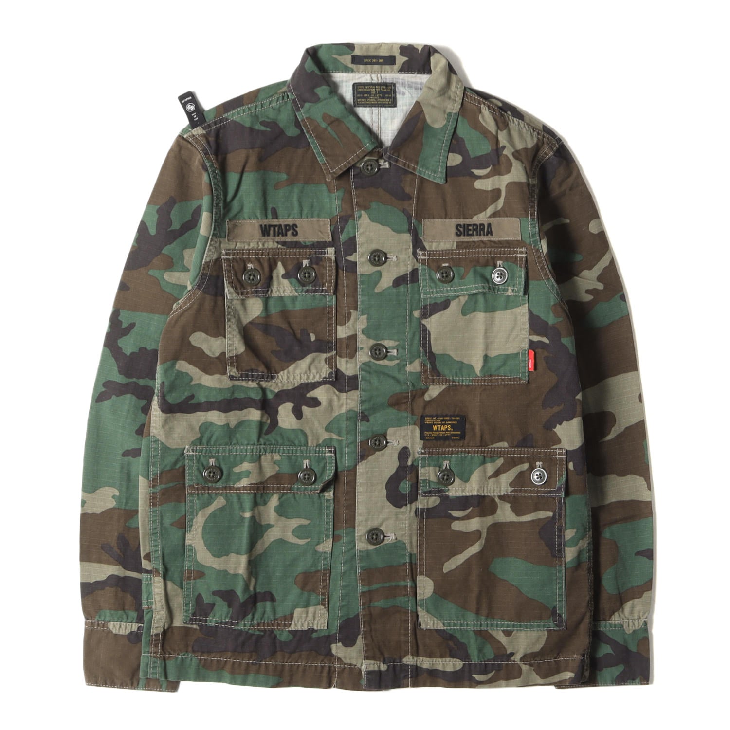 WTAPS (ダブルタップス) 13AW ウッドランドカモ ジャングル シャツ ジャケット(JUNGLE L/S) - ブランド古着の通販・買取 |  BEEGLE by Boo-Bee