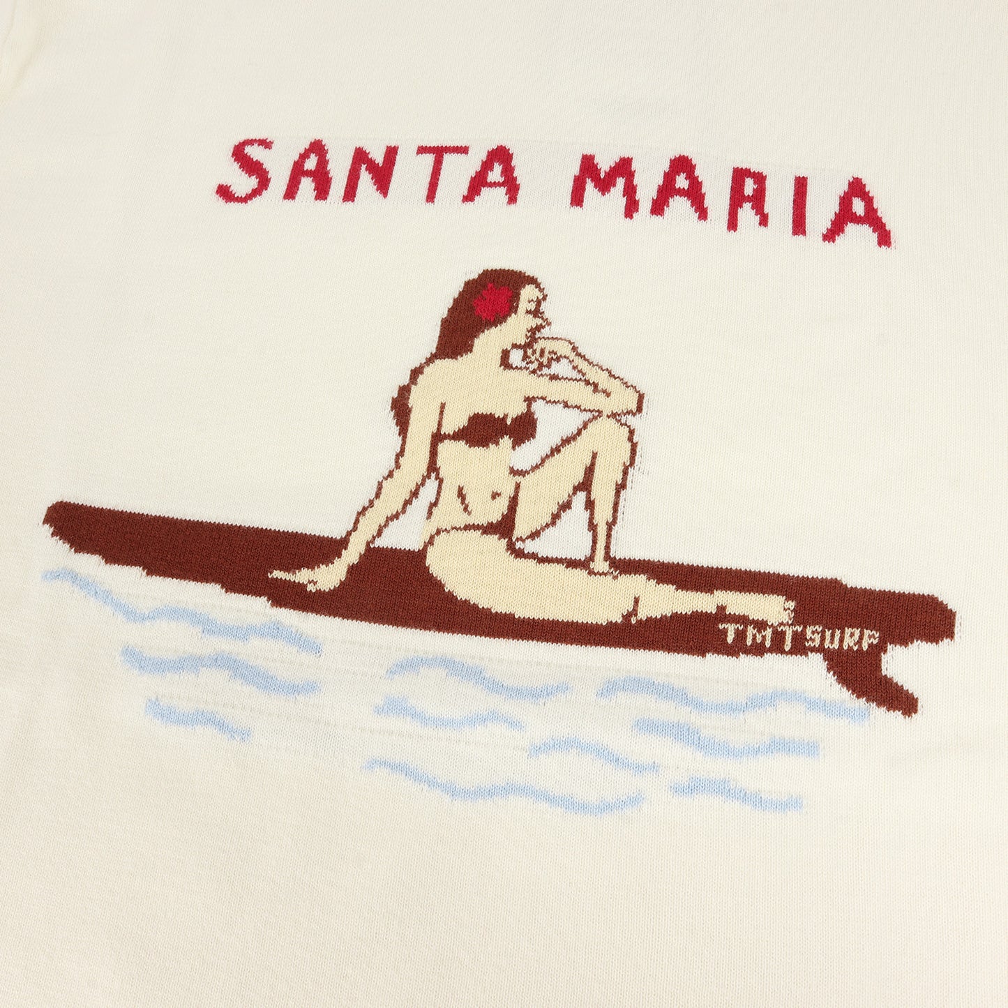 20SS サーファーガール ジャガード 半袖 サマーニット(JACQUARD KNIT TEE)