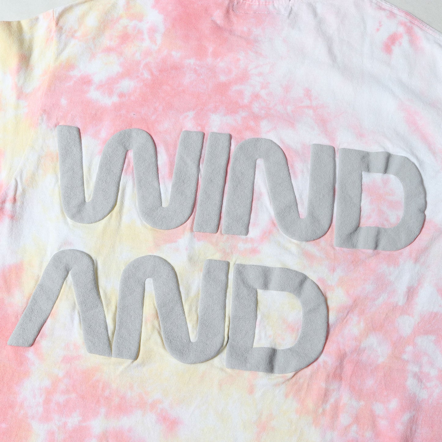 NASAパロディー ロゴ タイダイ染め Tシャツ