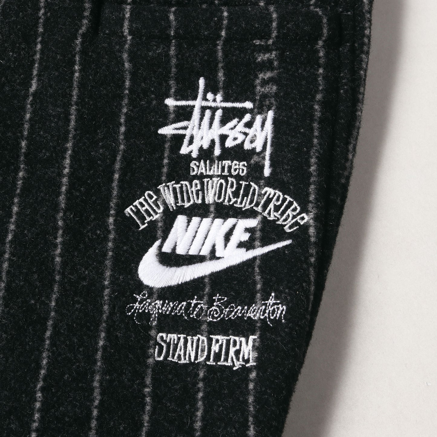 22AW ×NIKE ストライプ ウール イージーパンツ(Stripe Wool Pant)