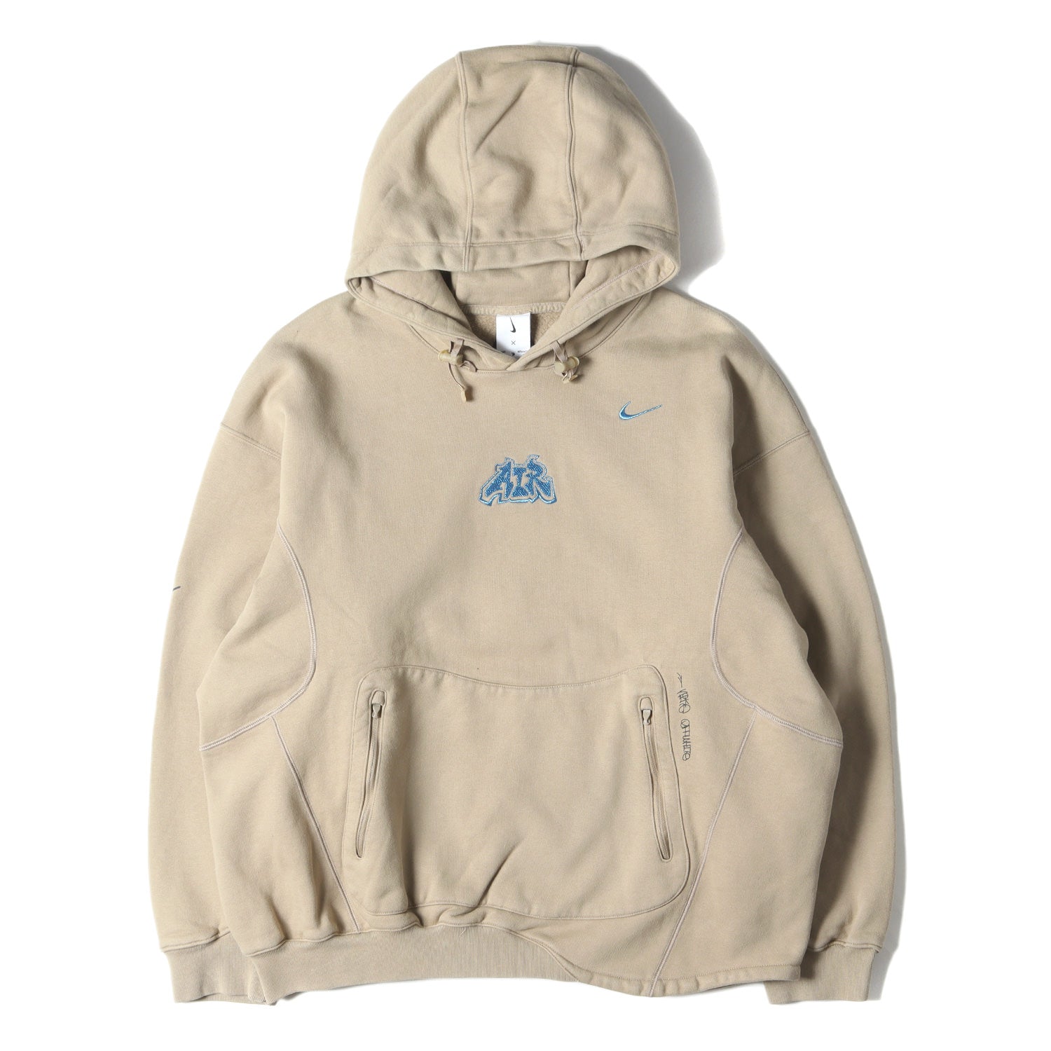 OFF-WHITE (オフホワイト) 22AW ×NIKE グラフィック オーバーサイズ スウェットパーカー(FLC HOODIE) –  ブランド古着の通販・買取 | BEEGLE by Boo-Bee