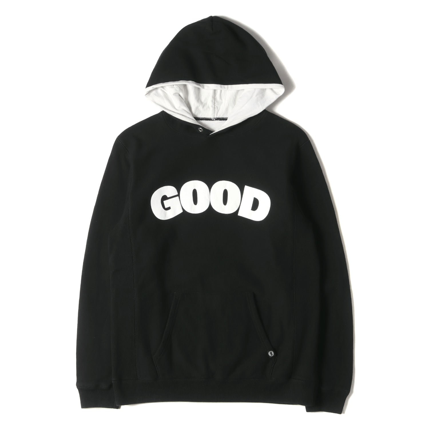 GOOD ENOUGH (グッドイナフ) 初売り限定 復刻モデル GOODロゴ スウェットパーカー(GOOD E REVERSE HOODY) -  ブランド古着の通販・買取 | BEEGLE by Boo-Bee