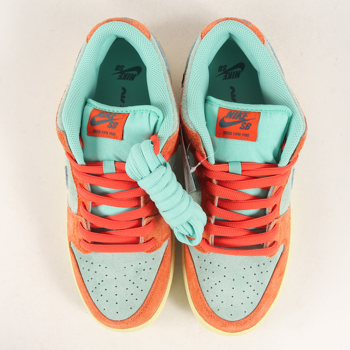 SB DUNK LOW PRO PRM Orange and Emerald Rise (DV5429-800)