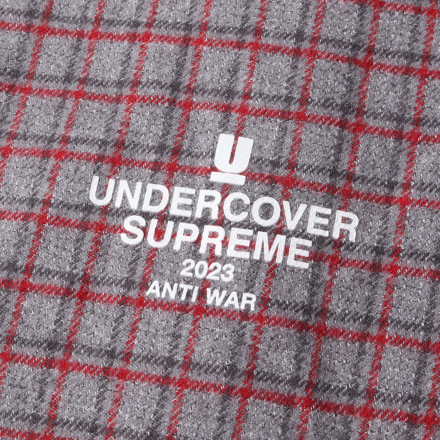 23SS ×UNDERCOVER アラビックロゴ チェック フランネル 半袖シャツ(S/S Flannel Shirt)