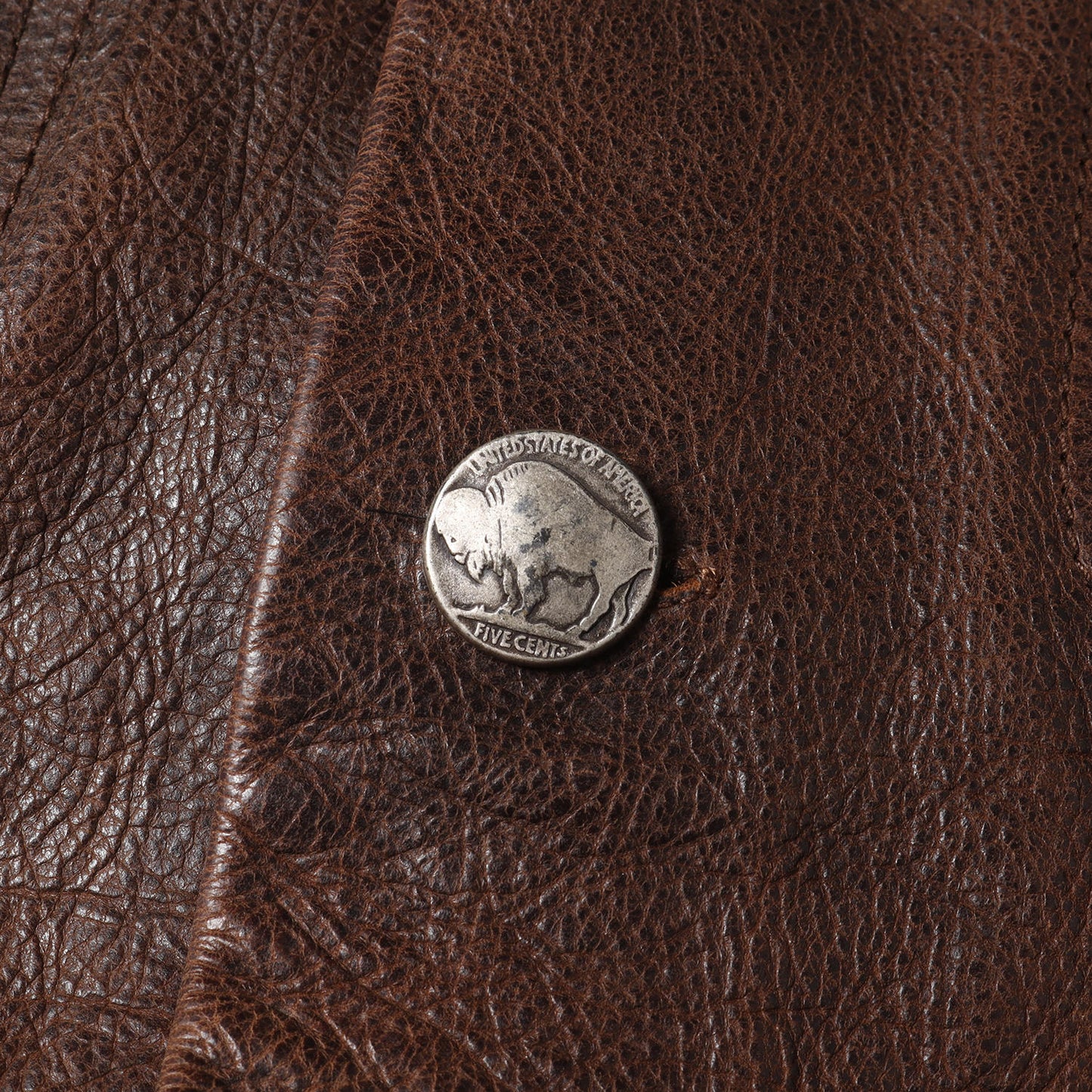 ギャンブラー レザー コンチョボタン ジャケット(Gambler Leather Jacket)