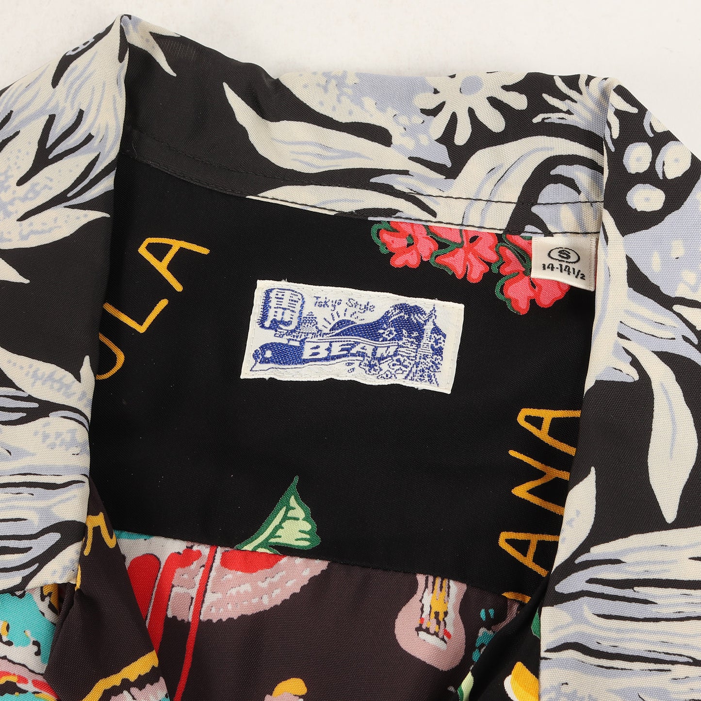 17SS BEAMS別注 クレイジーパターン レーヨン アロハシャツ