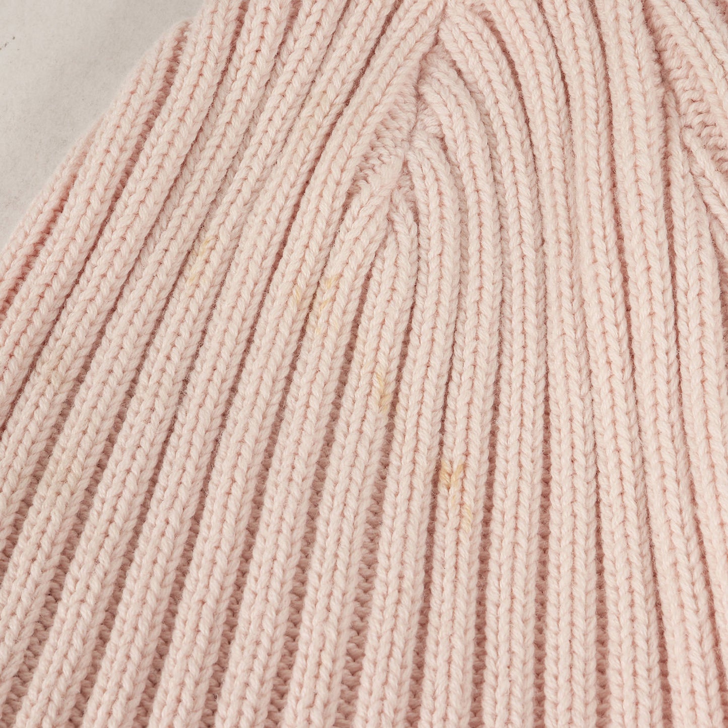 17SS オーバーダイ加工 コットンニット ビーニー(Overdyed Beanie)