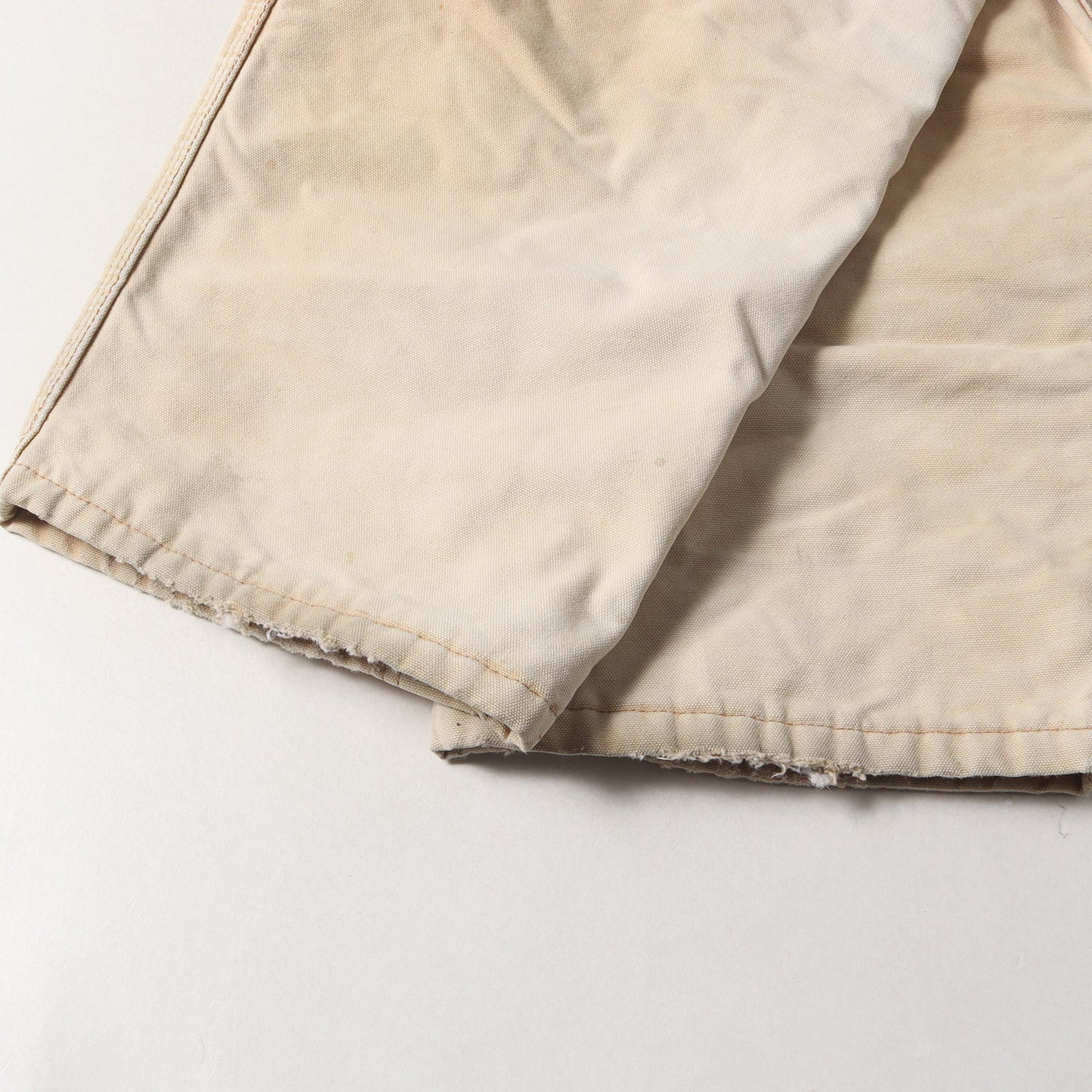 90~00s 裏地キルティング ブラウンダック ダブルニー ペインター オーバーオール