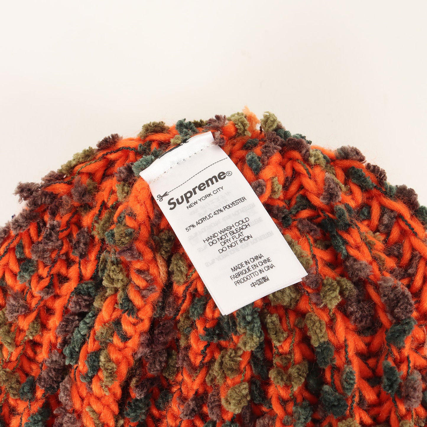 23AW シェニール ミックスニット ビーニー(Chenille Beanie)