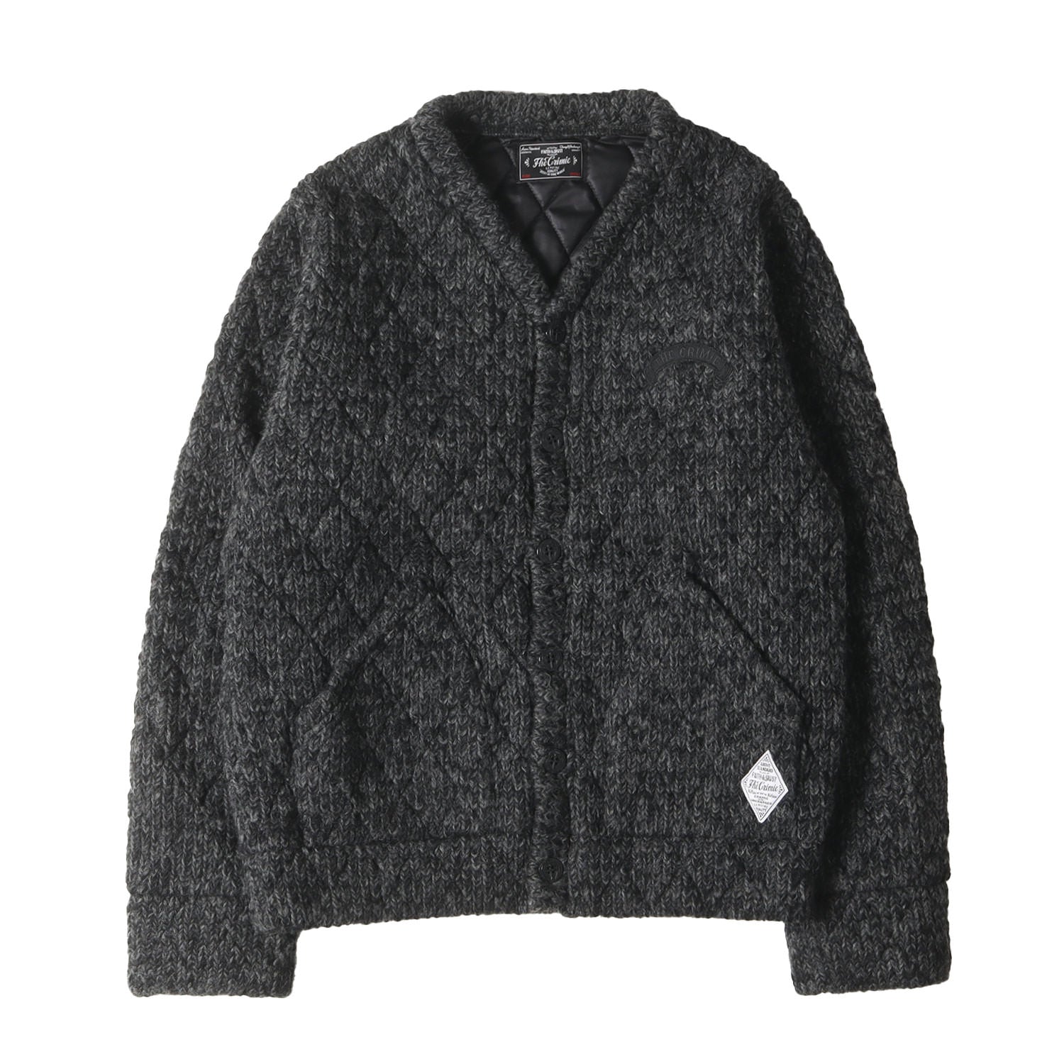 HERMES エルメス スパイダー カシミヤ100% ニット カーディガン M 