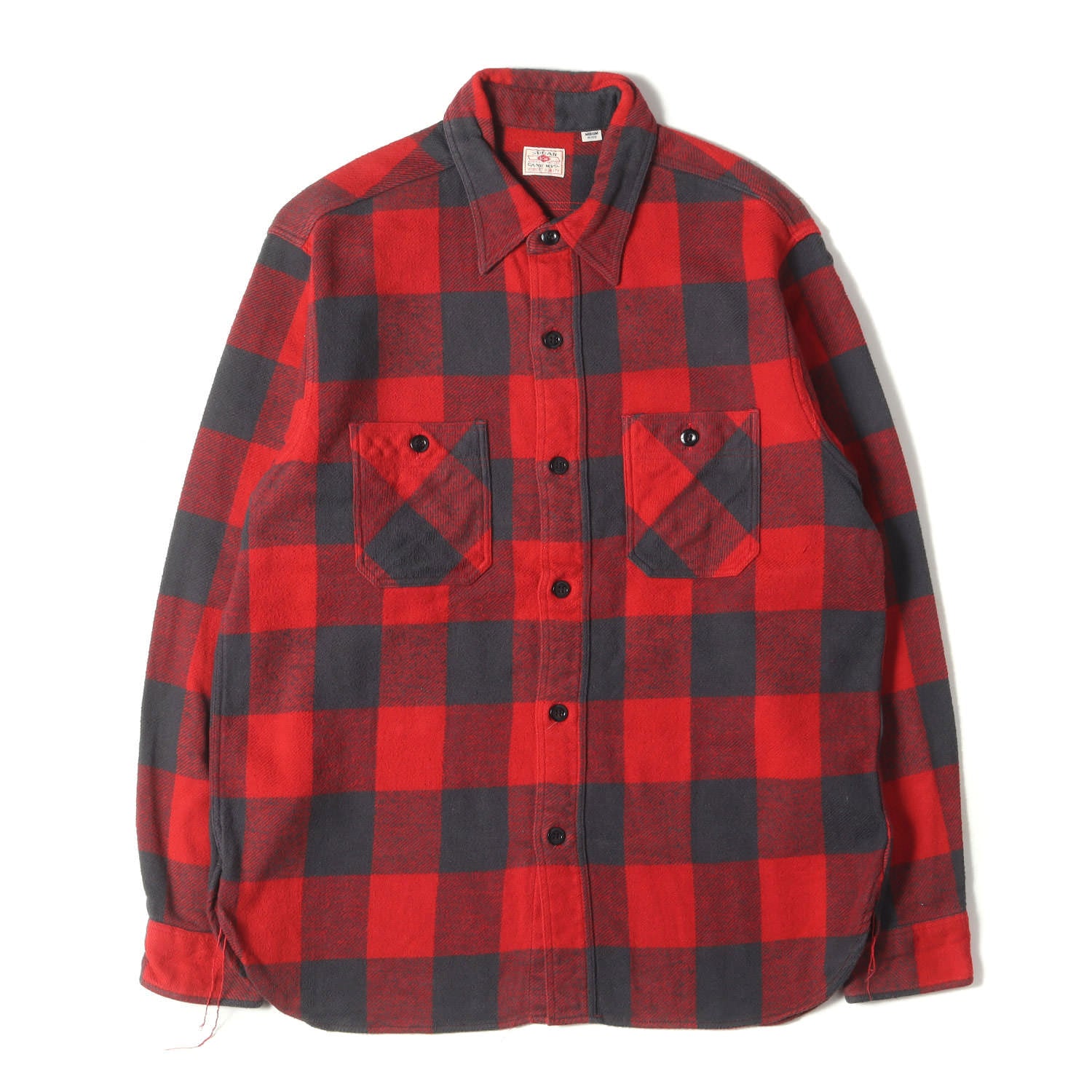 SUGAR CANE (シュガーケーン) バッファローチェック フランネルシャツ(TWILL CHECK L/S WORK SHIRT) –  ブランド古着の通販・買取 | BEEGLE by Boo-Bee