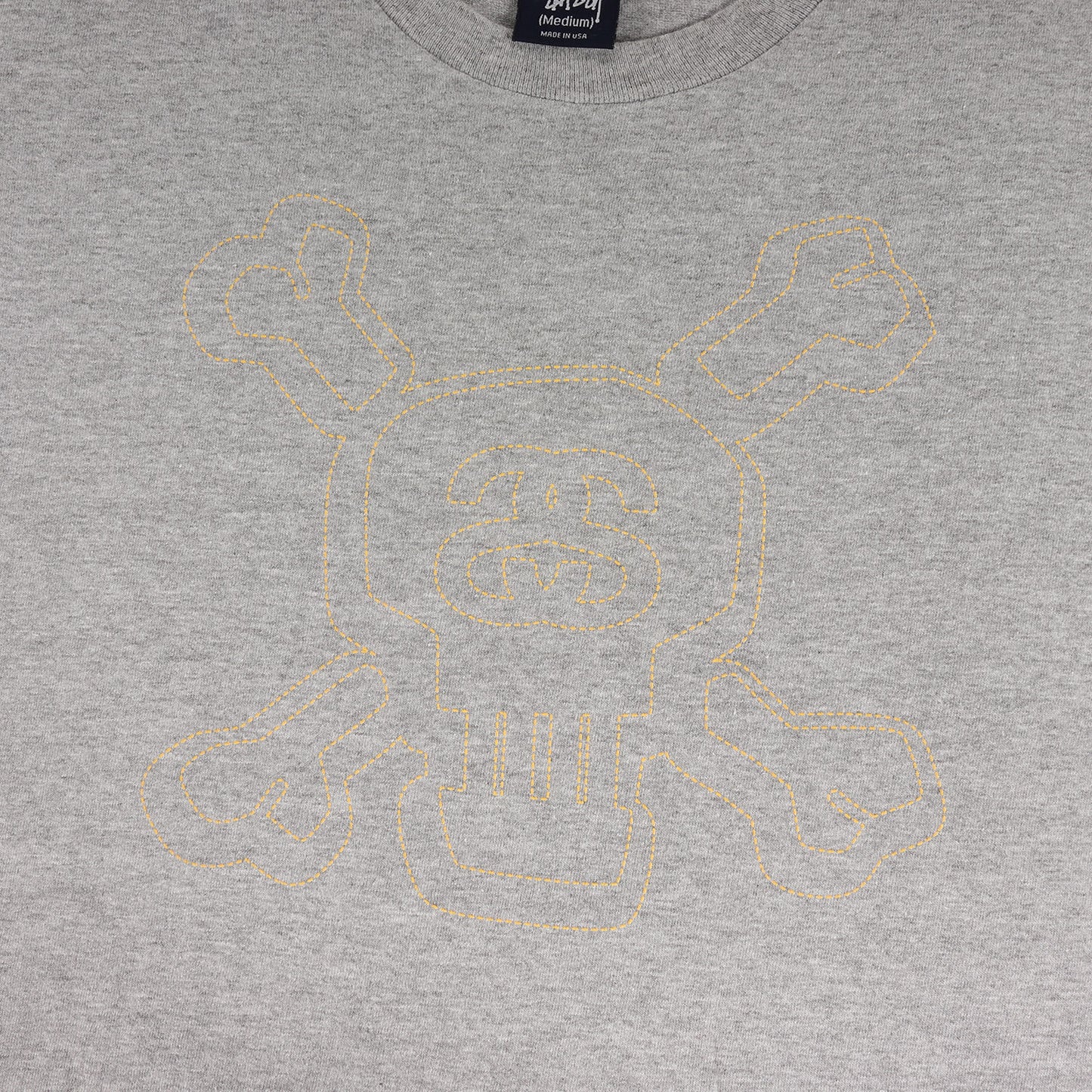 90s OLD STUSSY 紺タグ クロスボーンスカル Tシャツ(USA製)