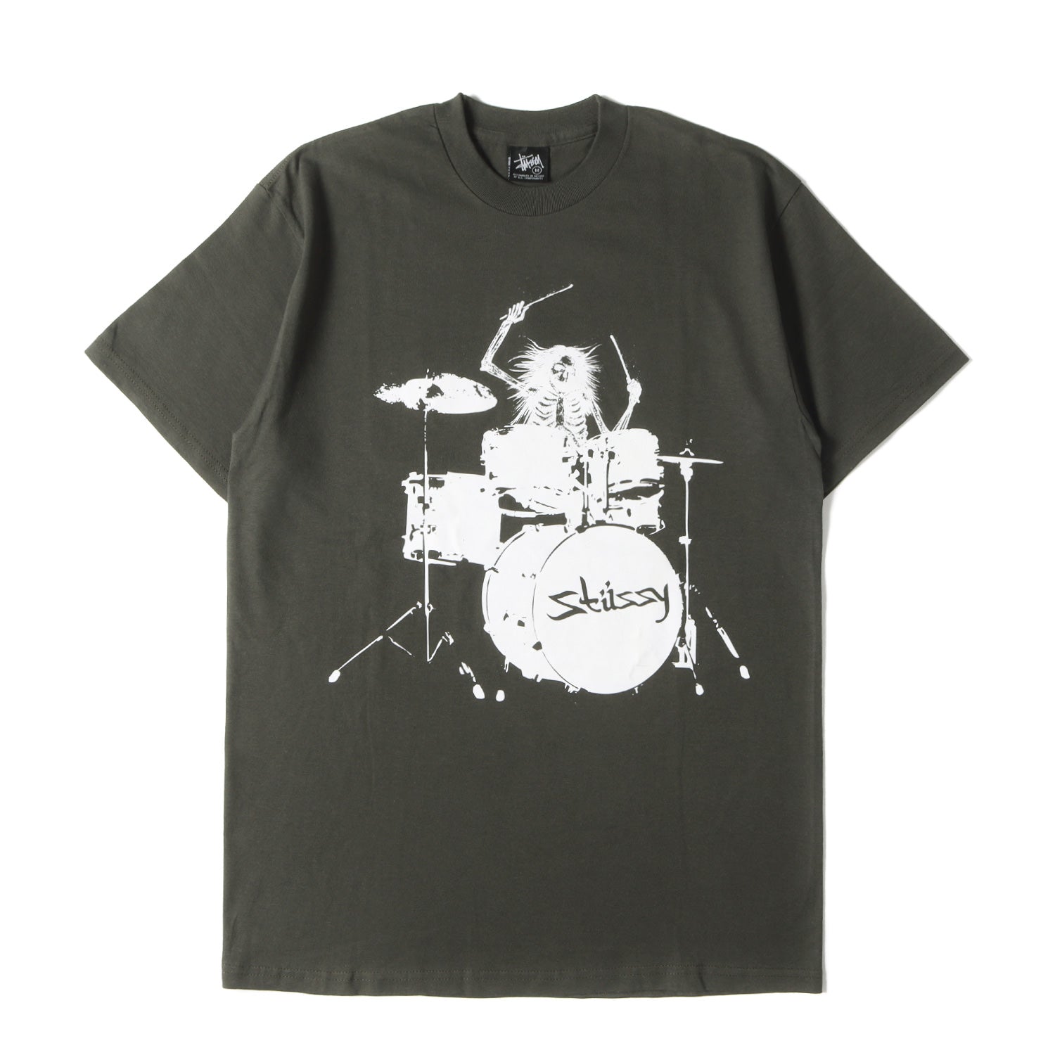STUSSY (ステューシー) 00s スカル グラフィック Tシャツ(デッド 