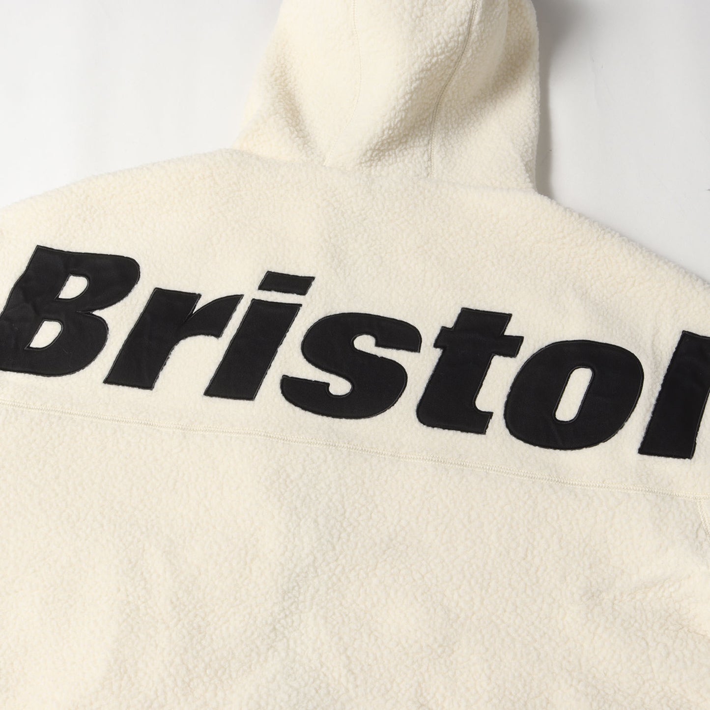 22AW ビッグロゴ ボアフリース フード ジャケット(BOA FLEECE BIG LOGO HOODED BLOUSON)