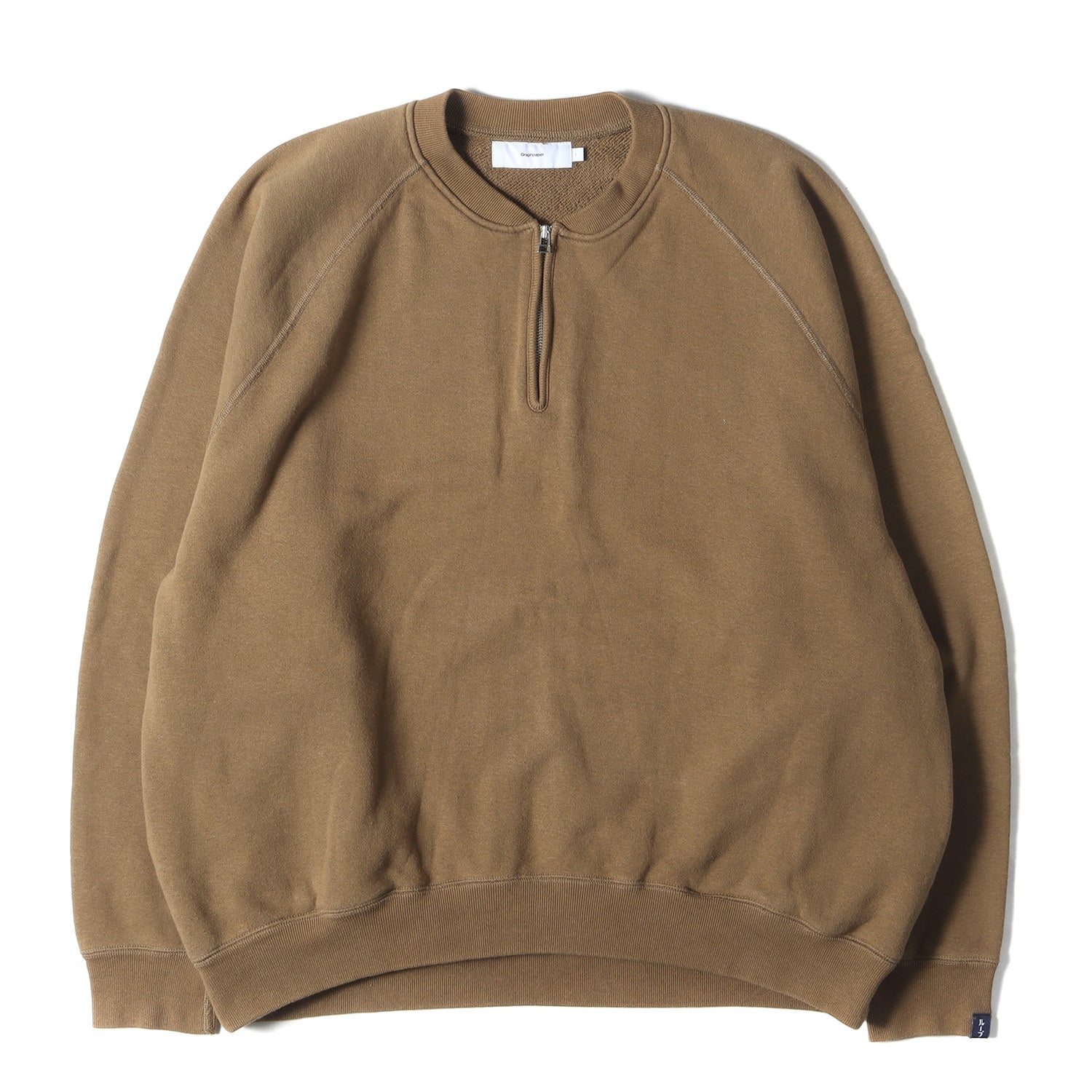 Graphpaper (グラフペーパー) 19AW ×LOOPWHEELER オーバーサイズ ハーフジップ スウェット(GP Half Zip  Sweat) - ブランド古着の通販・買取 | BEEGLE by Boo-Bee