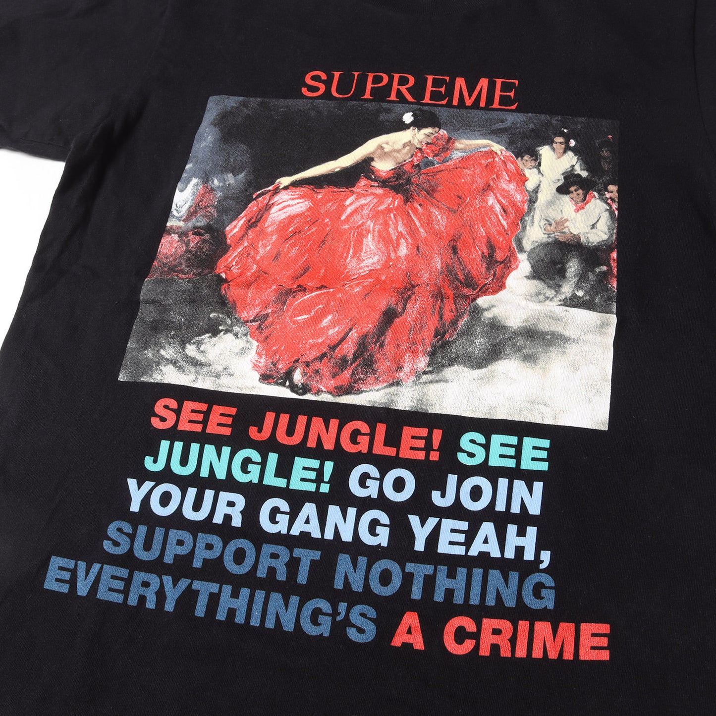 16SS ダンサーイラスト クルーネックTシャツ(Dancer Tee)