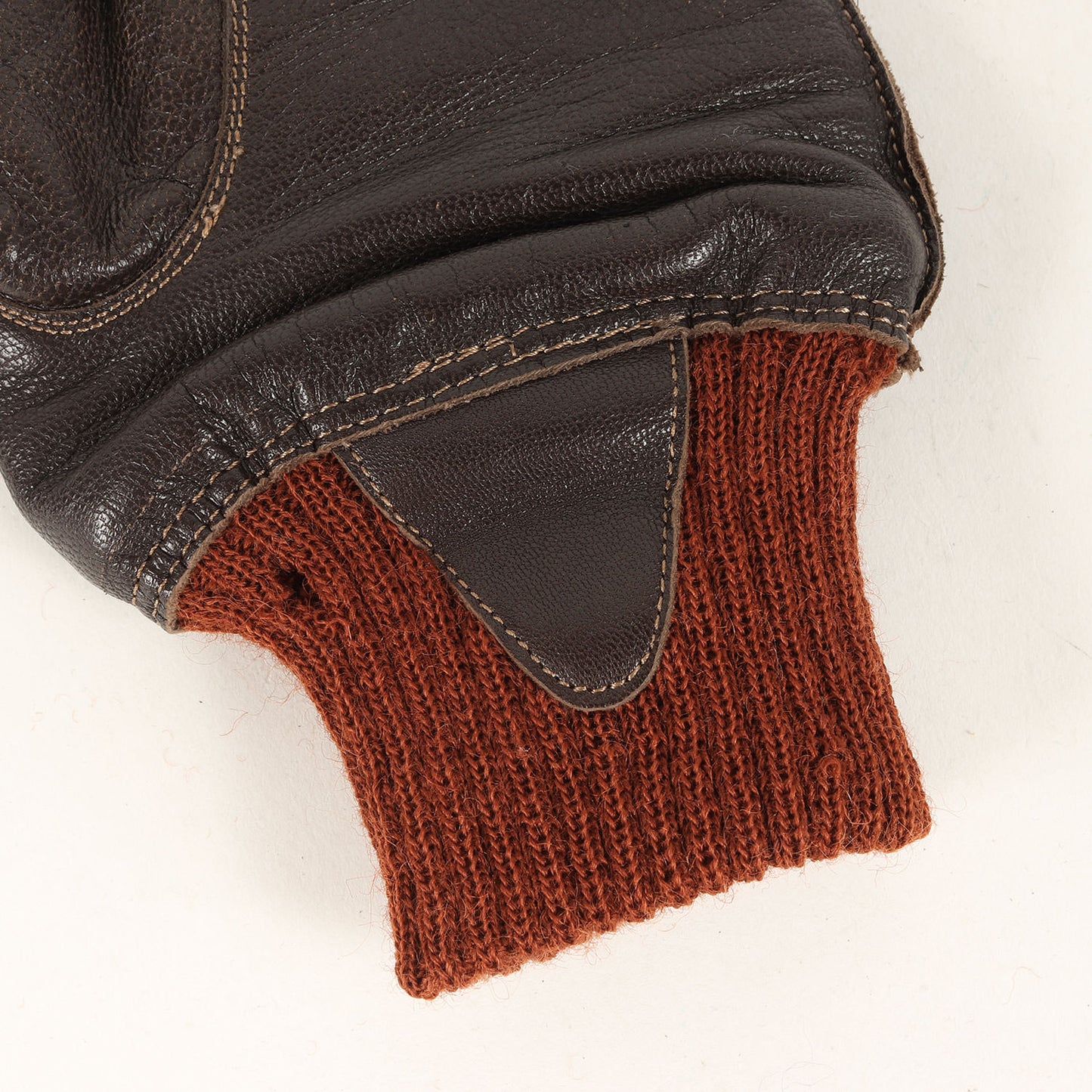 A-10 赤リブ ゴートスキンレザー グローブ