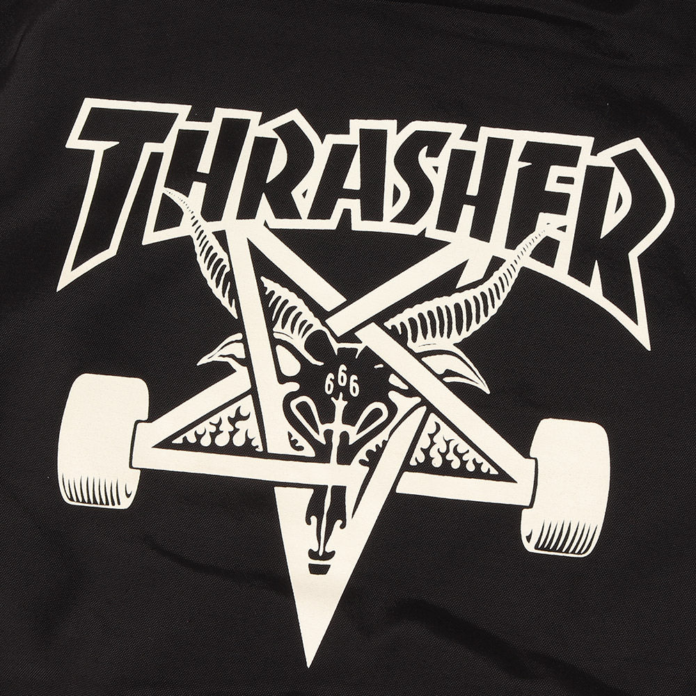 ×THRASHER フード付き 裏ボア コーチジャケット(Hooded Coaches Jacket)