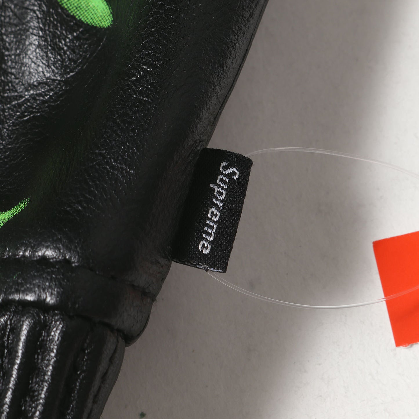 スカル柄 シープスキンレザー ボンバージャケット(Skull Pile Leather Bomber Jacket)