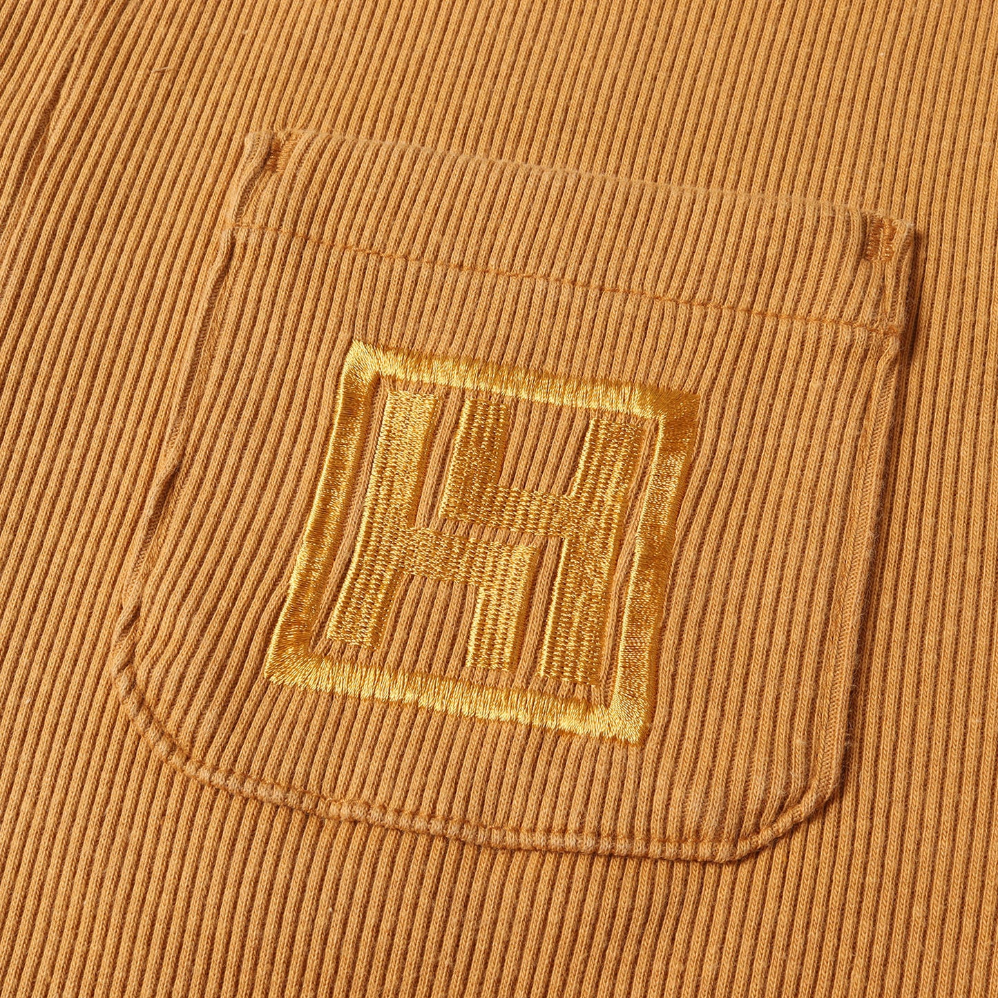 HIDEHIKO YAMANE 襟付き ジップ ピケスウェット